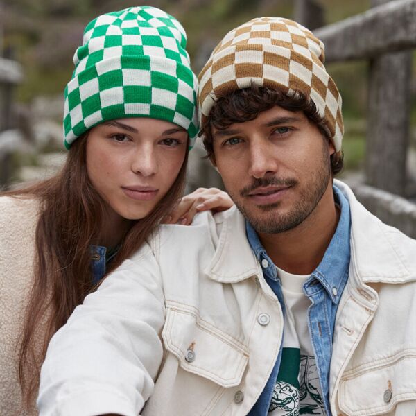 Checkerboard beanie Thumbnail