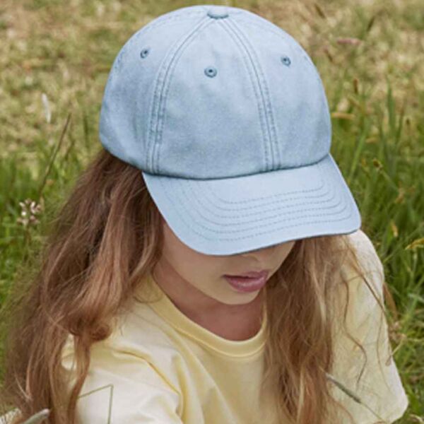 Beechfield Junior Low Profile Vintage Cap Thumbnail