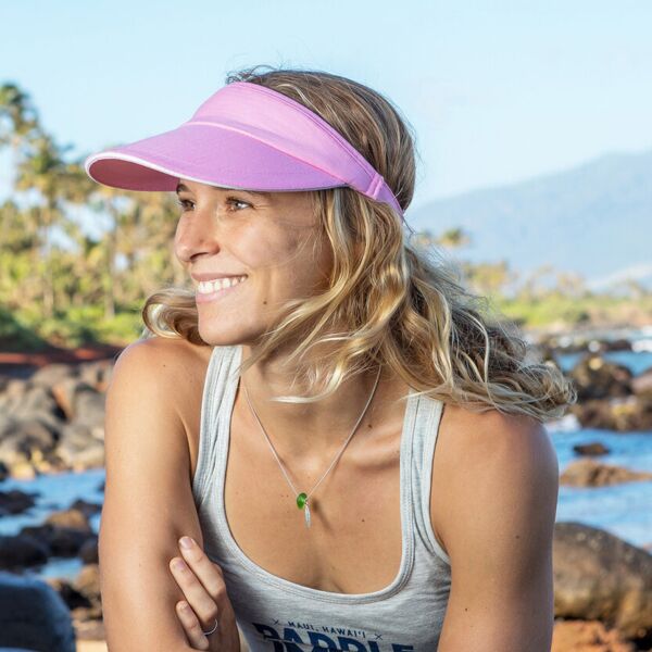 Herringbone sun visor with sandwich peak Thumbnail