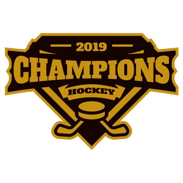 Champions Hockey logo template Thumbnail