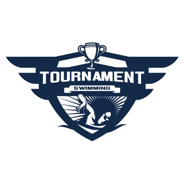 Swimming Tournament logo template 04 Thumbnail